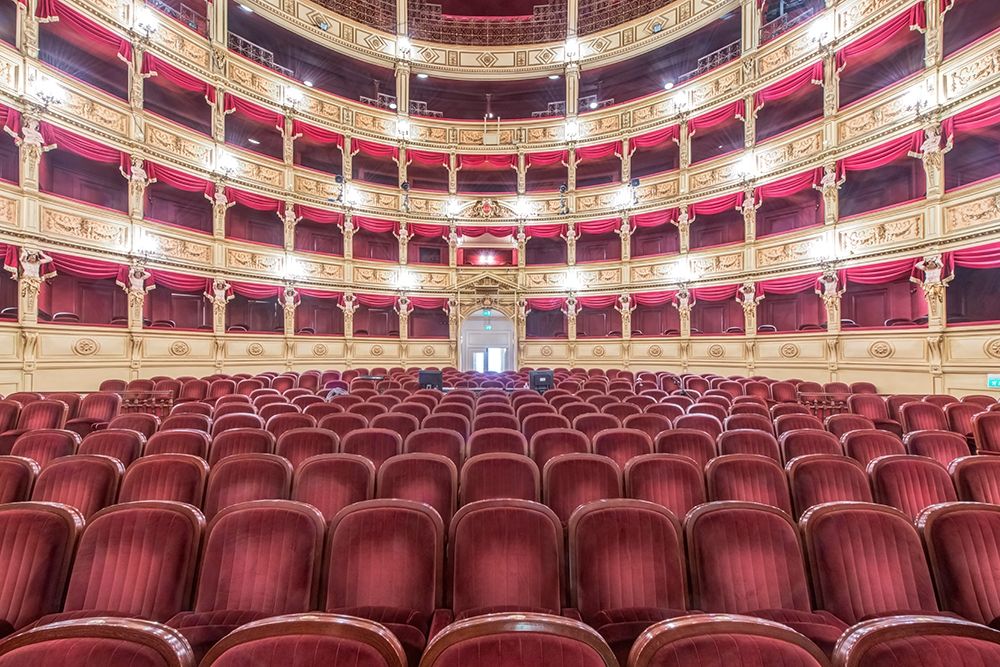 Italy-Trieste-Teatro Verdi Interior
